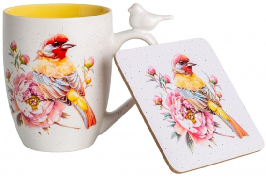 Кружка Spring bird с костером