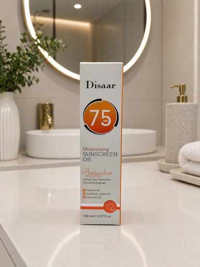 Солнцезащитное масло для тела Moisturising Sunscreen Oil SPF 75. 150ml