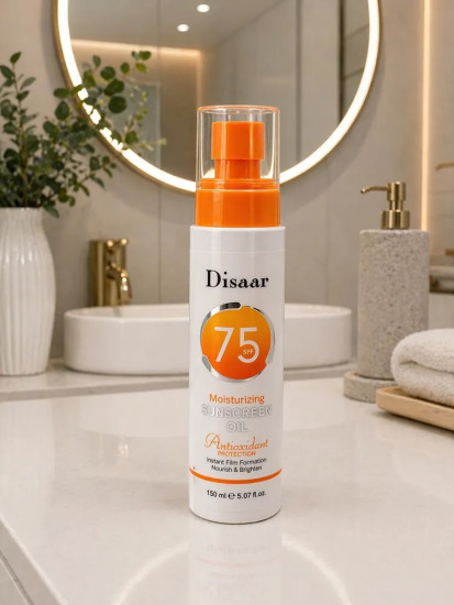 Солнцезащитное масло для тела Moisturising Sunscreen Oil SPF 75. 150ml