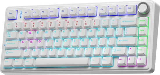 Проводная игровая клавиатура F75 Wired Version белая