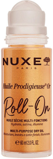 Масло сухое мерцающее для тела и лица «Huile Prodigieuse Or. Золото Roll-On»