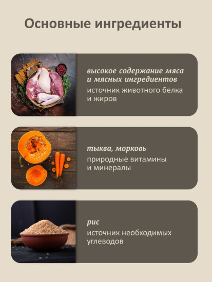 Корм влажный для стерилизованных кошек с уткой, морковью и тыквой в желе «Duck»