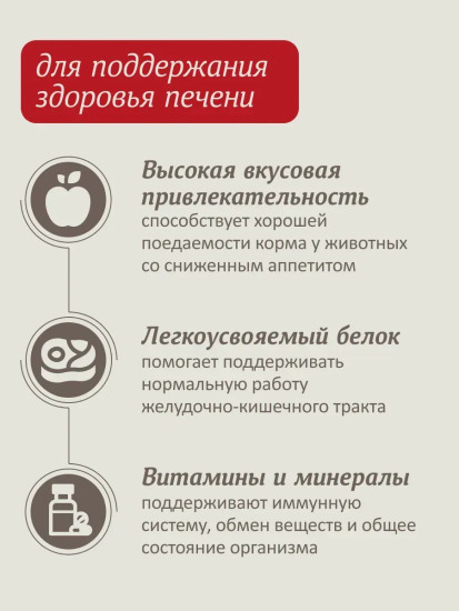 Корм для поддержания здоровья печени у собак с говядиной и курицей «Hepatic»