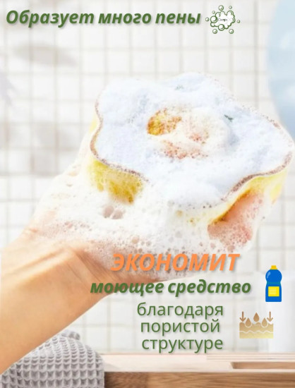 Губки для  посуды
