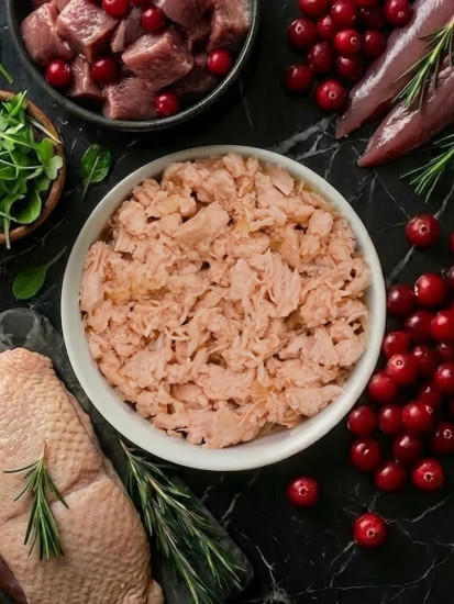 Консервы беззерновые для котят и кошек с чувствительным пищеварением с уткой «Sensitivities duck»