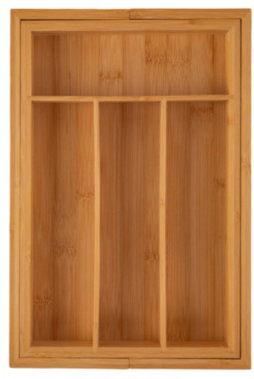 Лоток для столовых приборов Bamboo touch раздвижной