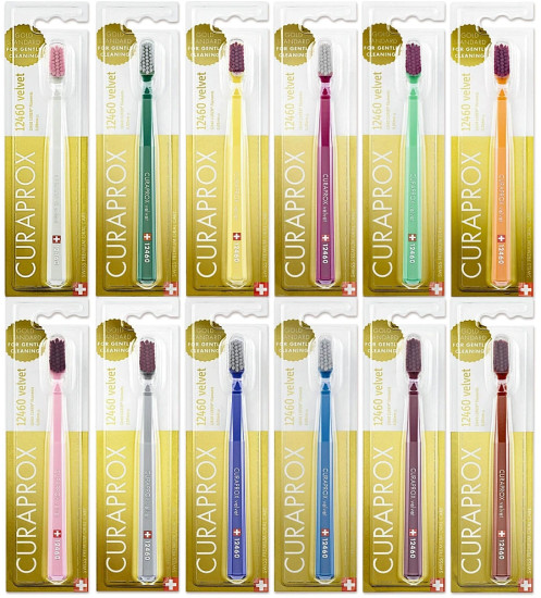 Зубная щетка CS12460 Velvet, Mix