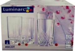 Стакан  Ascot высокий, 330 мл (6 шт) - Фото 1