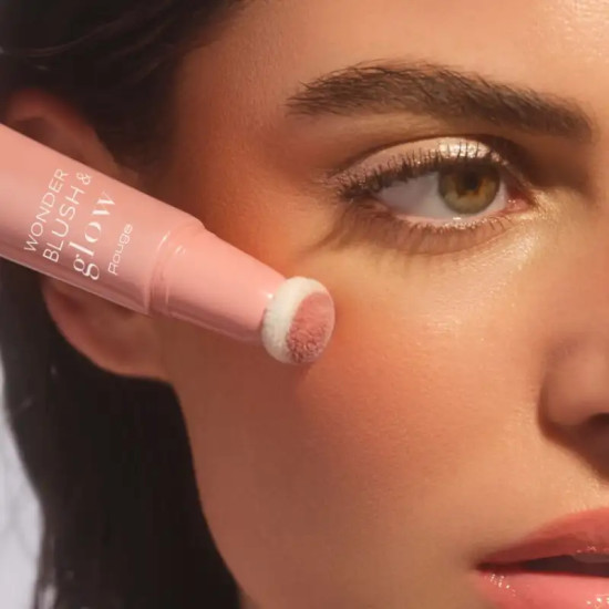 Румяна-хайлайтер для лица жидкие «Wonder Blush & Glow», оттенок 4 Coral blush