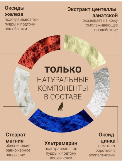 Минеральная пудра-основа биомная, оттенок 7.05 Beige Rose