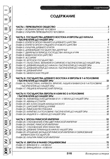 Всемирная история в таблицах и аннотациях