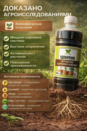 Удобрение «Активатор корнеобразования»