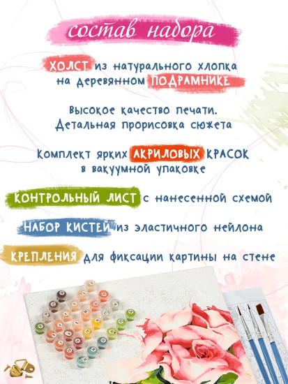 Картина по номерам «Шикарный десерт»