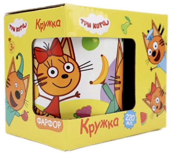 Кружка «Три кота», Фрукты