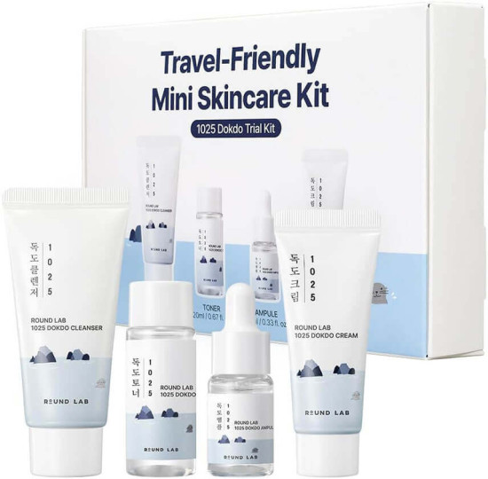 Набор миниатюр Travel-Friendly Mini Skincare Kit 1025 Dokdo