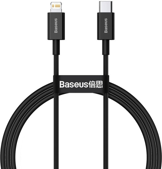 Кабель Superior Series CATLYS-A01 Type-C-Lightning 2.4A PD 20W 1m Черный
