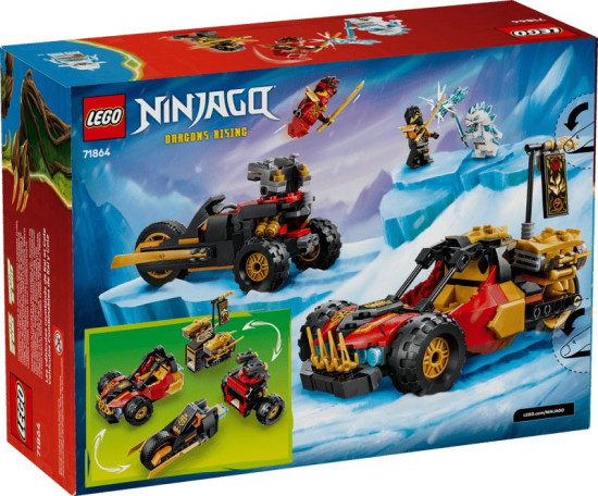 Конструктор LEGO® 71864 Составные машины Кая и Коула