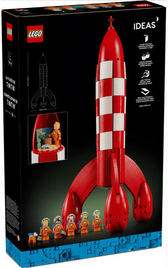 Конструктор LEGO® 21367 Лунная ракета Tintin