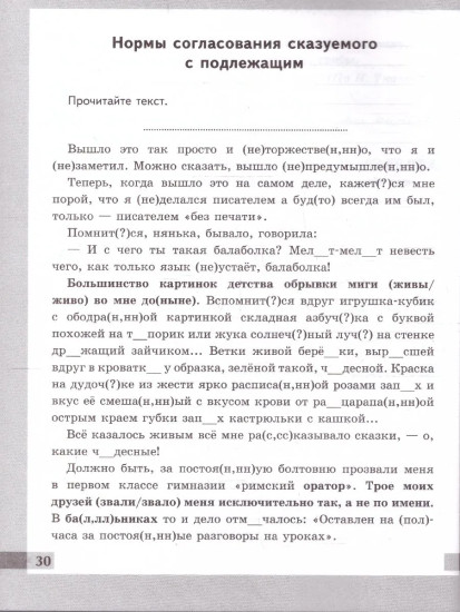 Комплексный анализ текста. Рабочая тетрадь по русскому языку. 8 класс