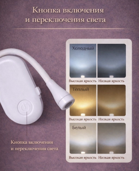 Светильник для чтения книг