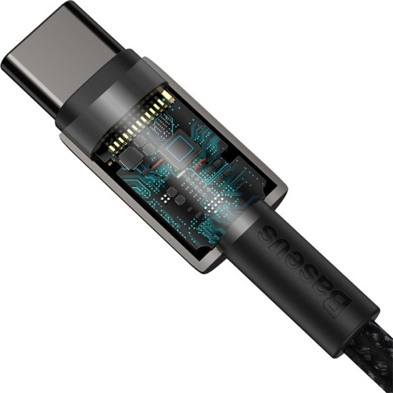 Кабель Tungsten Gold CATWJ-01 Type-C-Type-C 5A PD 100W 1m Черный