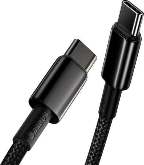 Кабель Tungsten Gold CATWJ-01 Type-C-Type-C 5A PD 100W 1m Черный