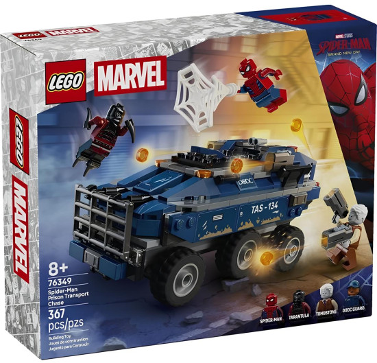 Конструктор LEGO® 76349 Человек-паук: погоня за тюремной машиной