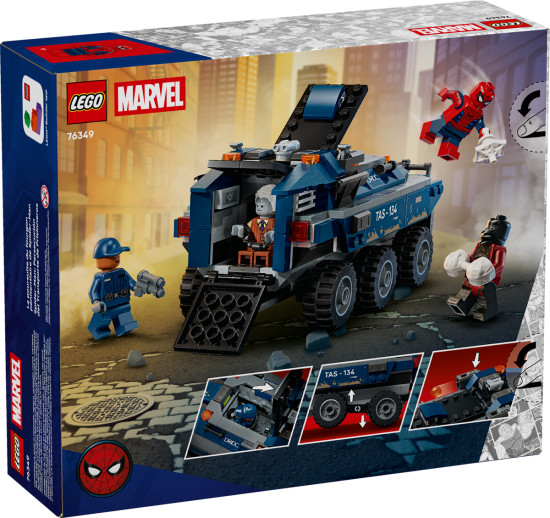 Конструктор LEGO® 76349 Человек-паук: погоня за тюремной машиной