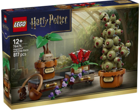 Конструктор LEGO® 76474 Растения с урока травологии в Хогвартсе