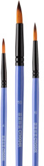 Набор кистей 3 шт круглые № 4, 6, 10 MPST05003 - Фото 1