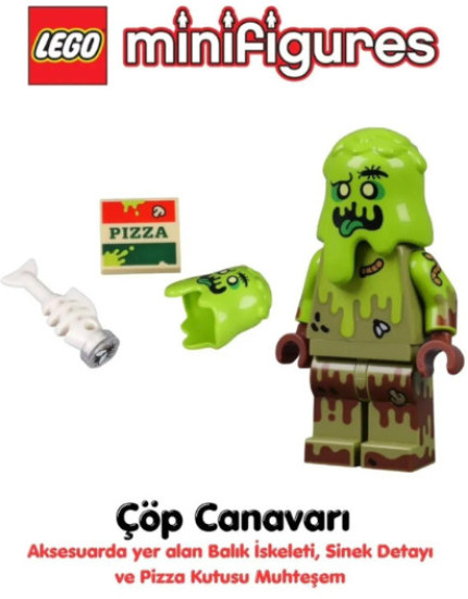 Минифигурка LEGO серия 29 Мусорный монстр 71052_8