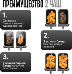 Двойной аэрогриль DualCook - Фото 14
