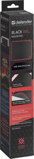 Коврик игровой Defender Black XXL