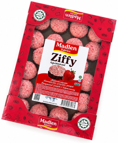 Печенье с клубничным вкусом, маршмеллоу и кокосовой стружкой 310 г