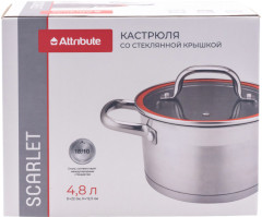 Кастрюля Scarlet с крышкой - Фото 4