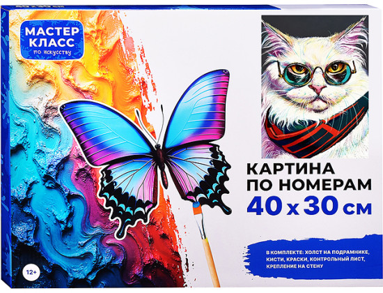 Картина по номерам «Важный кот»