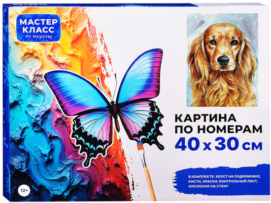 Картина по номерам «Спаниель»