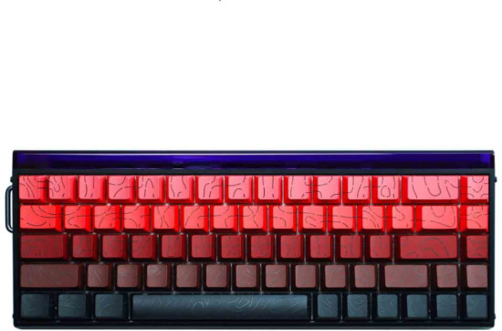 Игровая магнитная клавиатура HERO 68 HE красный контурный градиент