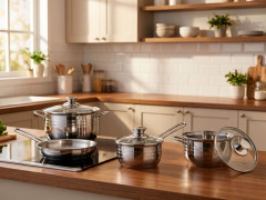 Ковш со стеклянной крышкой 1 л; Linea BIMBO vitro - Фото 2