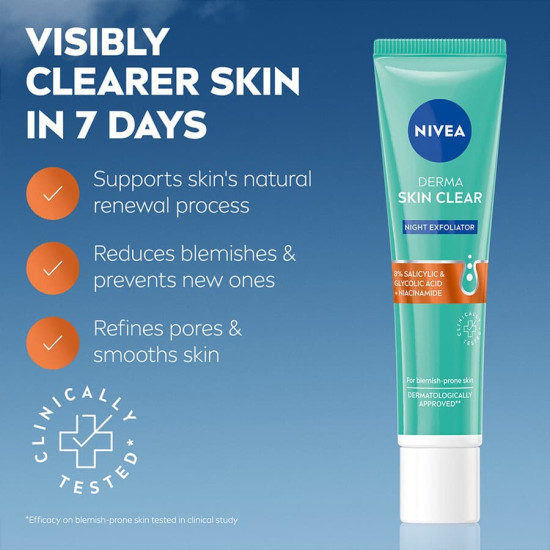Химический пилинг для отшелущивания кожи «Derma Skin Clear Night Exfoliator»