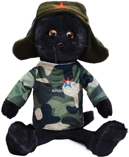 Мягкая игрушка «Кот Военный»