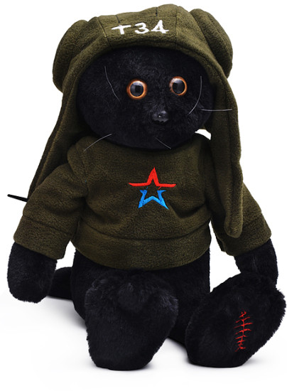Мягкая игрушка «Кот Танкист»