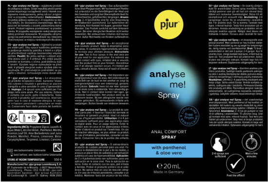 Интимный спрей обезболивающий «Analyse me! Spray»