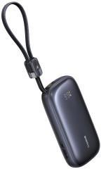 Power bank EnerFill FC21 Qpow 3 Ultra E0027L00 10000mAh 22.5W со встр. каб. Type-C+Lightning, - Фото 1