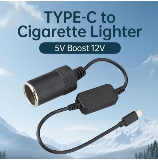 Конвертер USB C 12V для авто
