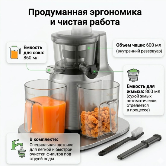 Шнековая соковыжималка KJ3091