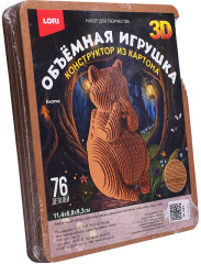 Конструктор из картона «Объёмная игрушка. Енотик» - Фото 1