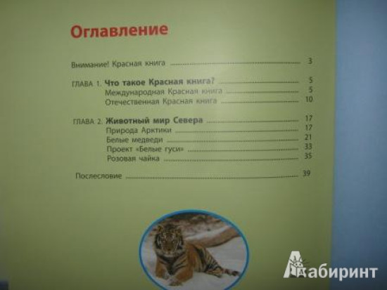 По страницам Красной книги