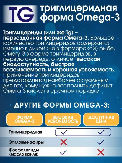 Омега 3 с витамином Е , 1000мг 120капсул, Omega 3