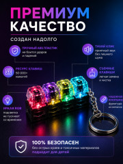 Кейкап антистресс брелок клавиатура с кликом - Фото 7